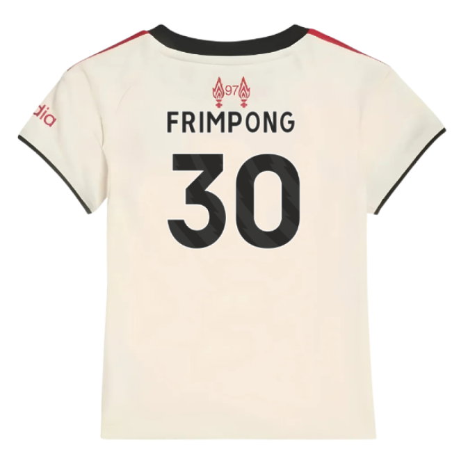 2025-2026 Liverpool Away Baby Kit (Frimpong 30)