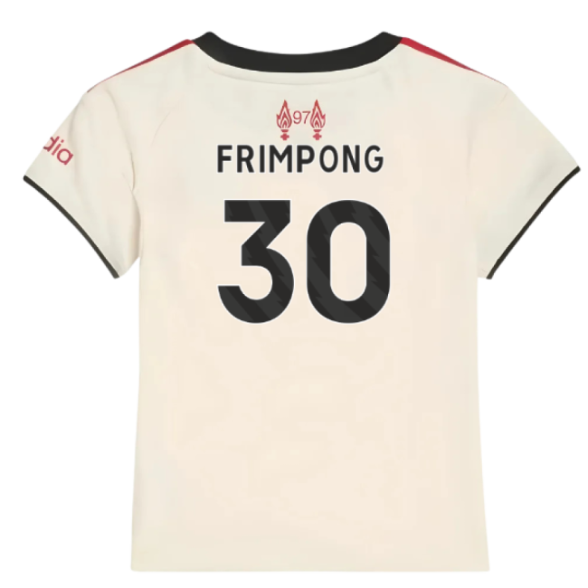 2025-2026 Liverpool Away Baby Kit (Frimpong 30)