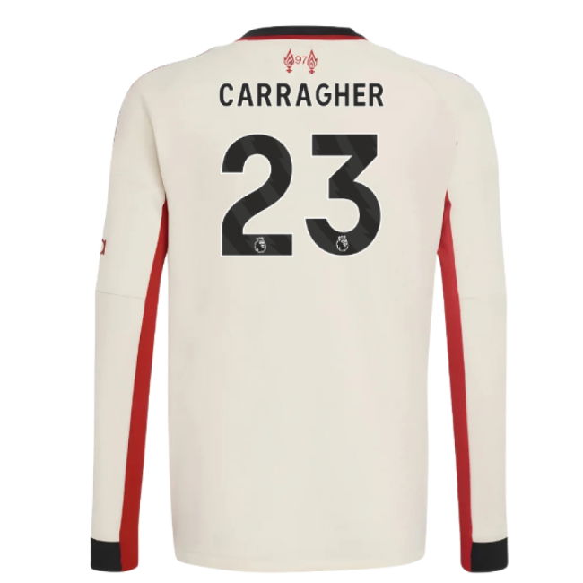 2025-2026 Liverpool Away Long Sleeve Shirt (Kids) (Carragher 23)