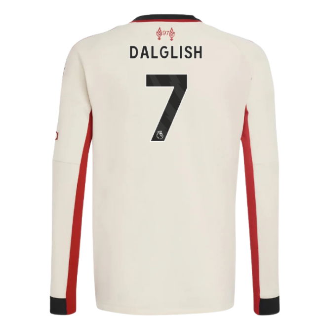 2025-2026 Liverpool Away Long Sleeve Shirt (Kids) (Dalglish 7)