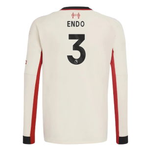 2025-2026 Liverpool Away Long Sleeve Shirt (Kids) (Endo 3)