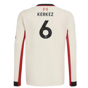 2025-2026 Liverpool Away Long Sleeve Shirt (Kids) (Kerkez 6)