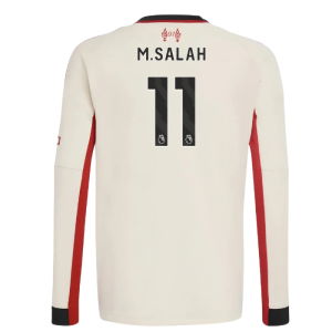 2025-2026 Liverpool Away Long Sleeve Shirt (Kids) (M.Salah 11)