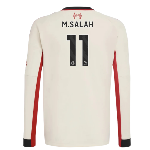 2025-2026 Liverpool Away Long Sleeve Shirt (Kids) (M.Salah 11)