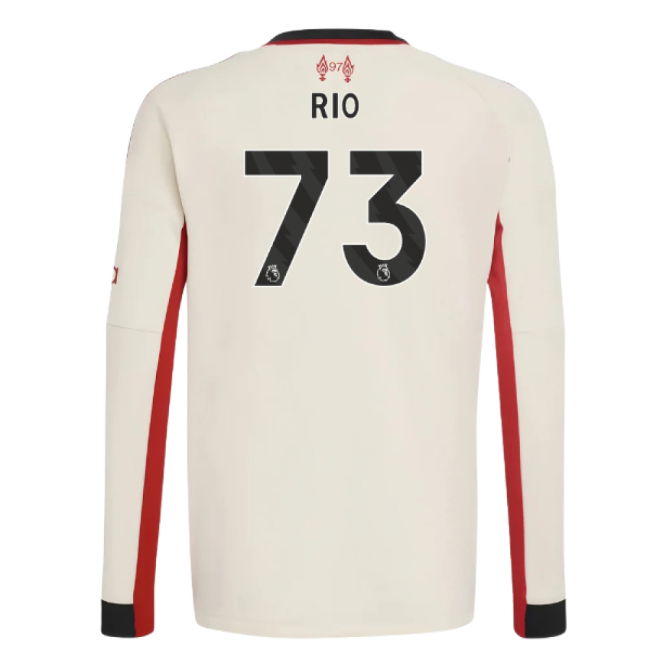 2025-2026 Liverpool Away Long Sleeve Shirt (Kids) (Rio 73)