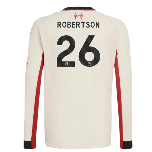 2025-2026 Liverpool Away Long Sleeve Shirt (Kids) (Robertson 26)