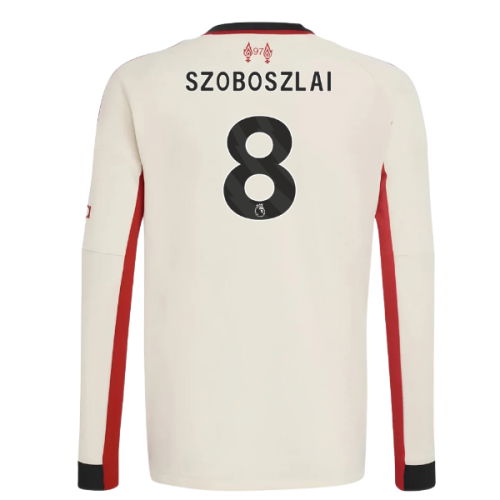 2025-2026 Liverpool Away Long Sleeve Shirt (Kids) (Szoboszlai 8)