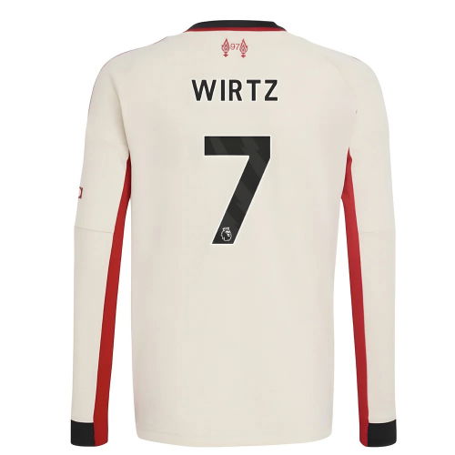 2025-2026 Liverpool Away Long Sleeve Shirt (Kids) (Wirtz 7)