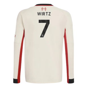 2025-2026 Liverpool Away Long Sleeve Shirt (Kids) (Wirtz 7)
