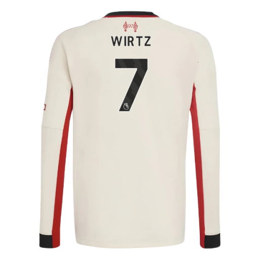 2025-2026 Liverpool Away Long Sleeve Shirt (Kids) (Wirtz 7) 2025-2026 Liverpool Away Long Sleeve Shirt (Kids) (Wirtz 7)