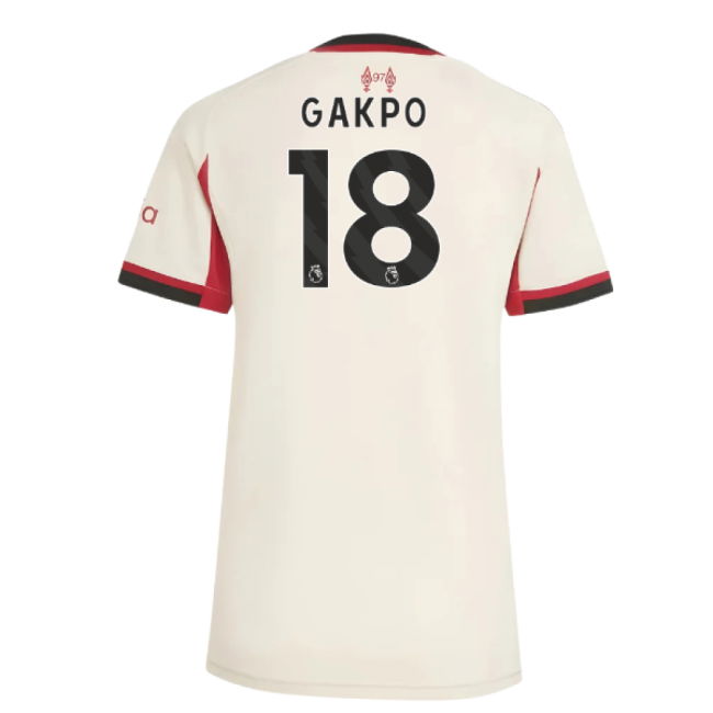 2025-2026 Liverpool Away Shirt (Womens) (Gakpo 18)