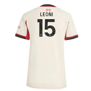 2025-2026 Liverpool Away Shirt (Womens) (Leoni 15)
