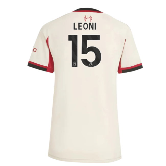 2025-2026 Liverpool Away Shirt (Womens) (Leoni 15)