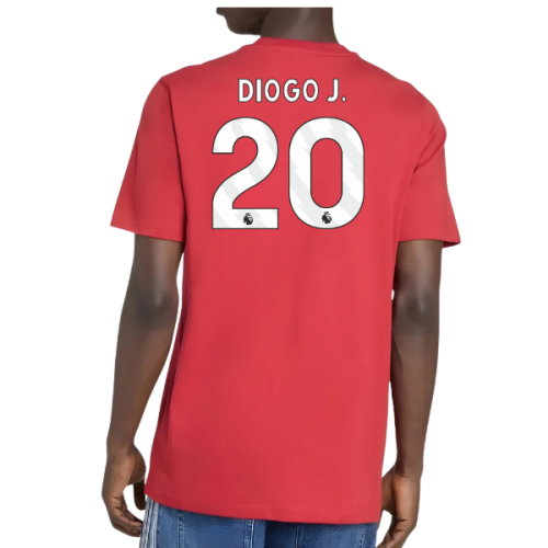 2025-2026 Liverpool DNA Graphic Tee (Red) (Diogo J. 20)