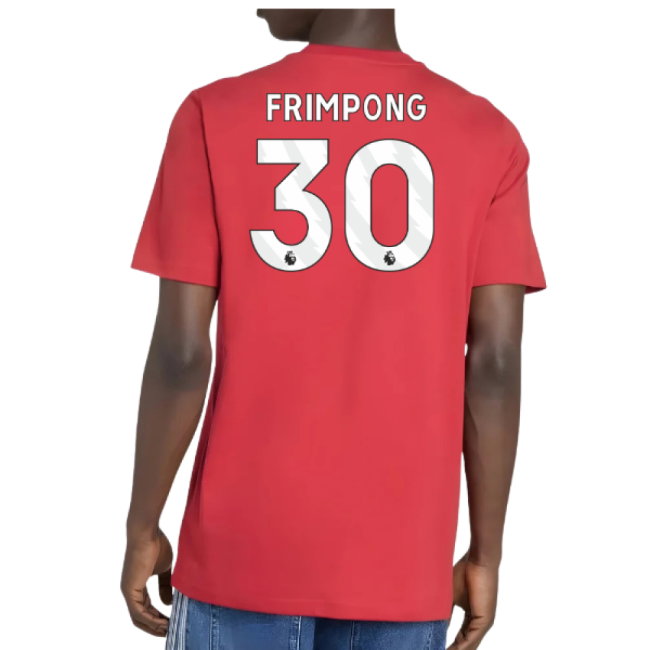 2025-2026 Liverpool DNA Graphic Tee (Red) (Frimpong 30)