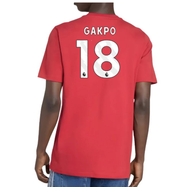 2025-2026 Liverpool DNA Graphic Tee (Red) (Gakpo 18)
