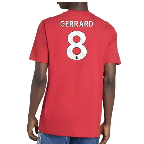 2025-2026 Liverpool DNA Graphic Tee (Red) (Gerrard 8)