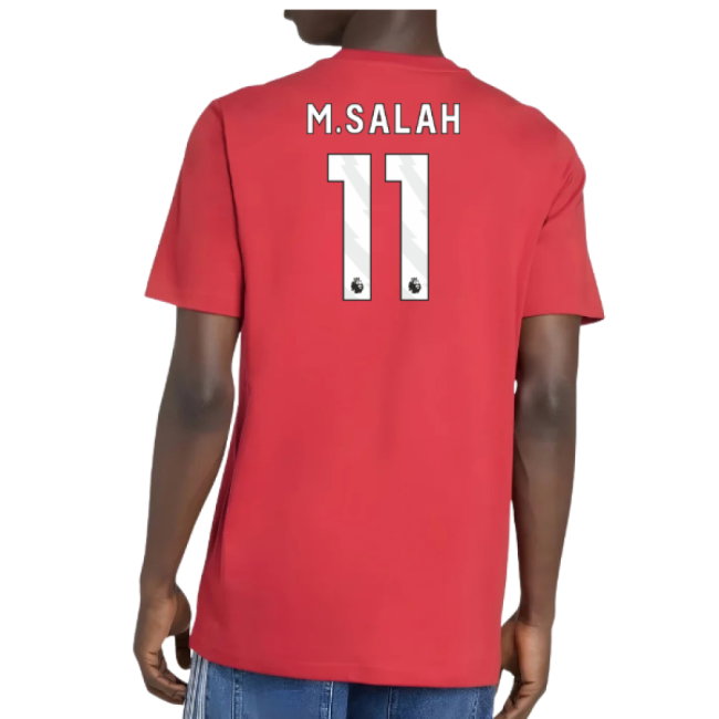 2025-2026 Liverpool DNA Graphic Tee (Red) (M.Salah 11)