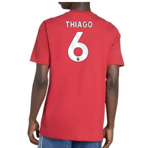 2025-2026 Liverpool DNA Graphic Tee (Red) (Thiago 6)