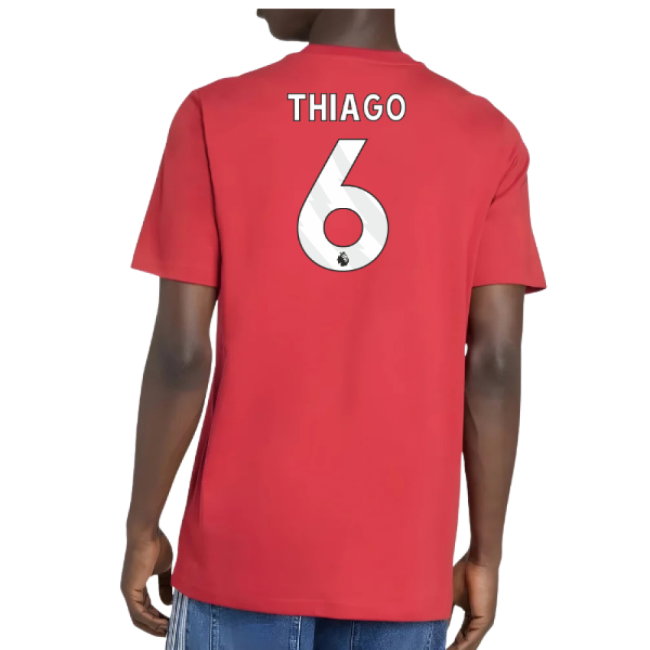 2025-2026 Liverpool DNA Graphic Tee (Red) (Thiago 6)
