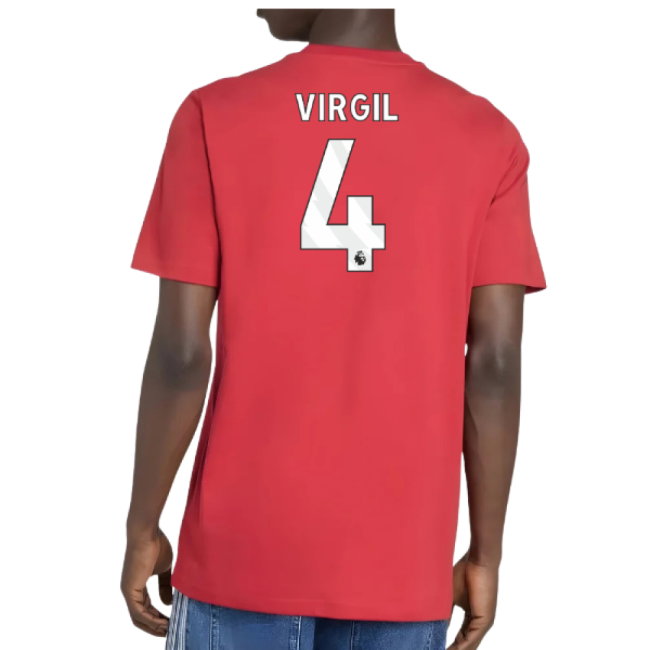 2025-2026 Liverpool DNA Graphic Tee (Red) (Virgil 4)