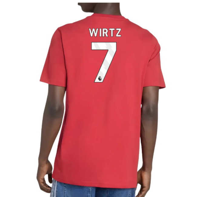 2025-2026 Liverpool DNA Graphic Tee (Red) (Wirtz 7)