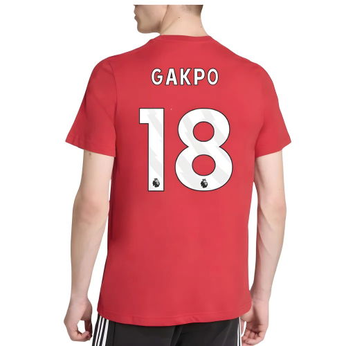 2025-2026 Liverpool DNA Tee (Red) (Gakpo 18)