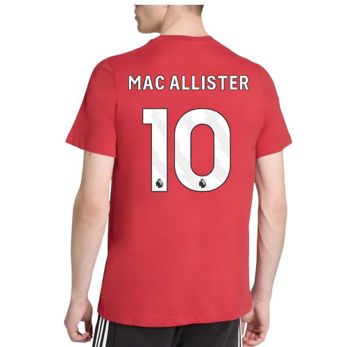 2025-2026 Liverpool DNA Tee (Red) (Mac Allister 10)