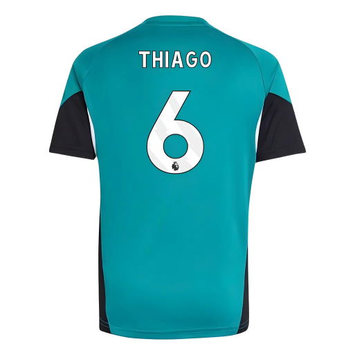 2025-2026 Liverpool EU Training Jersey (Green) - Kids (Thiago 6)