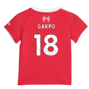 2025-2026 Liverpool Home Baby Kit (Gakpo 18)
