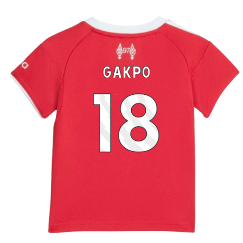 2025-2026 Liverpool Home Baby Kit (Gakpo 18)