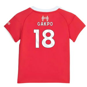 2025-2026 Liverpool Home Baby Kit (Gakpo 18)