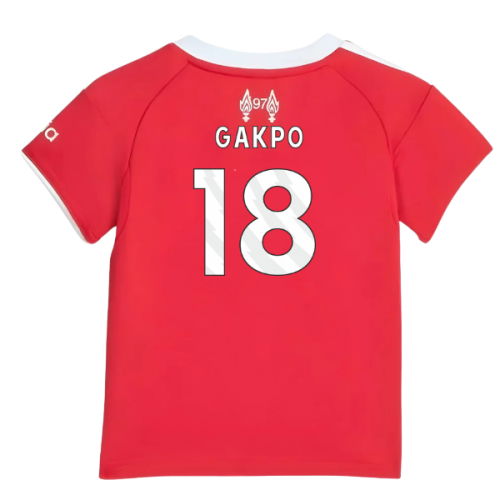 2025-2026 Liverpool Home Baby Kit (Gakpo 18)