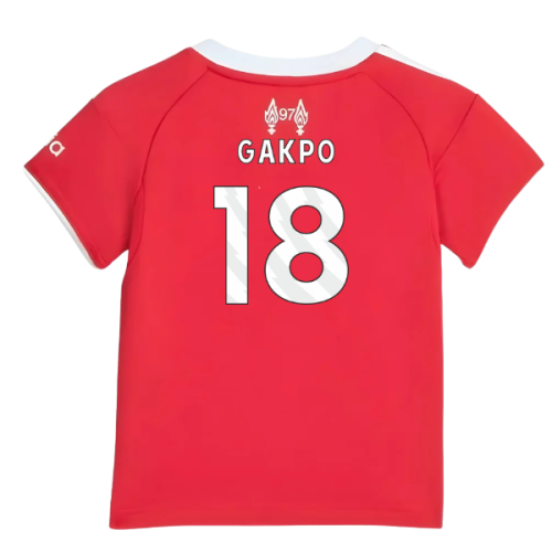 2025-2026 Liverpool Home Baby Kit (Gakpo 18)