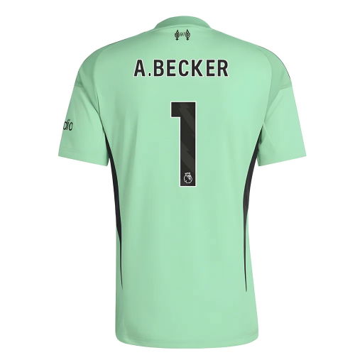 2025-2026 Liverpool Home Goalkeeper Shirt (Glory Mint) (A.Becker 1)