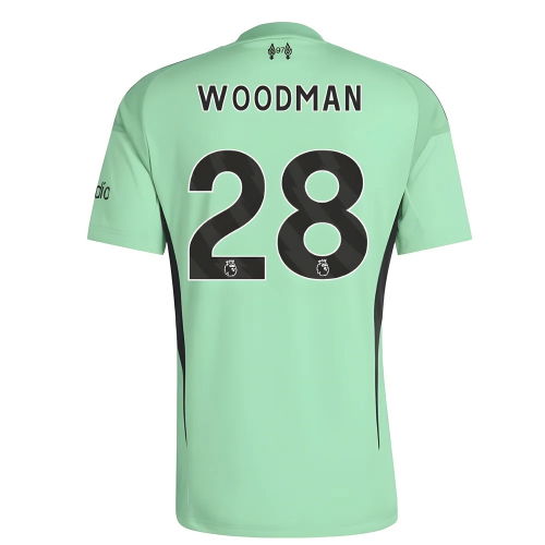 2025-2026 Liverpool Home Goalkeeper Shirt (Glory Mint) - Kids (Woodman 28)