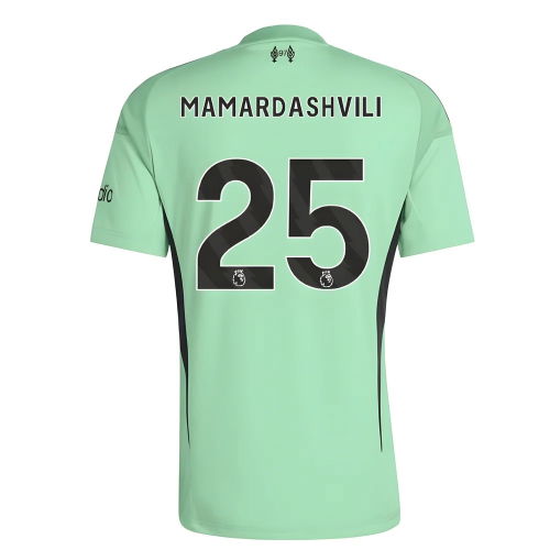 2025-2026 Liverpool Home Goalkeeper Shirt (Glory Mint) (Mamardashvili 25)