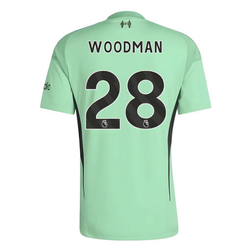 2025-2026 Liverpool Home Goalkeeper Shirt (Glory Mint) (Woodman 28)