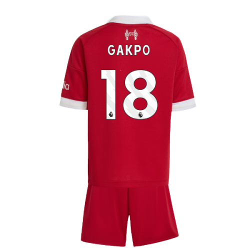 2025-2026 Liverpool Home Mini Kit (Gakpo 18)
