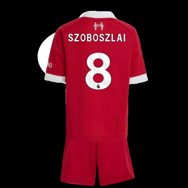 2025-2026 Liverpool Home Mini Kit (Szoboszlai 8)