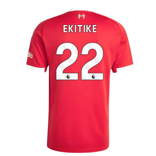 2025-2026 Liverpool Home Shirt (Ekitike 22)