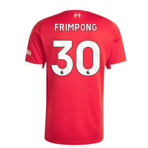 2025-2026 Liverpool Home Shirt (Frimpong 30)
