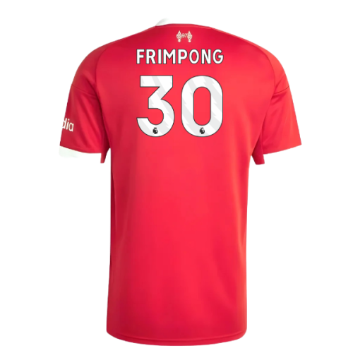 2025-2026 Liverpool Home Shirt (Frimpong 30)