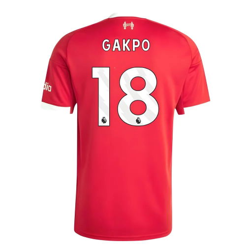 2025-2026 Liverpool Home Shirt (Gakpo 18)