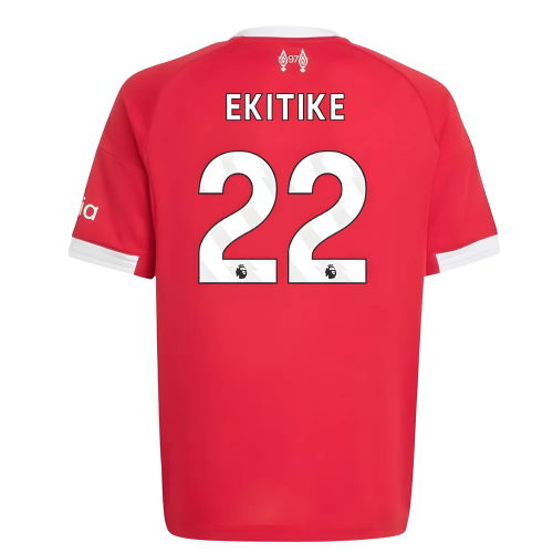 2025-2026 Liverpool Home Shirt (Kids) (Ekitike 22)