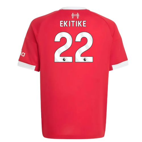 2025-2026 Liverpool Home Shirt (Kids) (Ekitike 22)