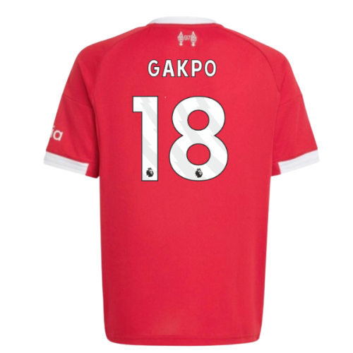 2025-2026 Liverpool Home Shirt (Kids) (Gakpo 18)