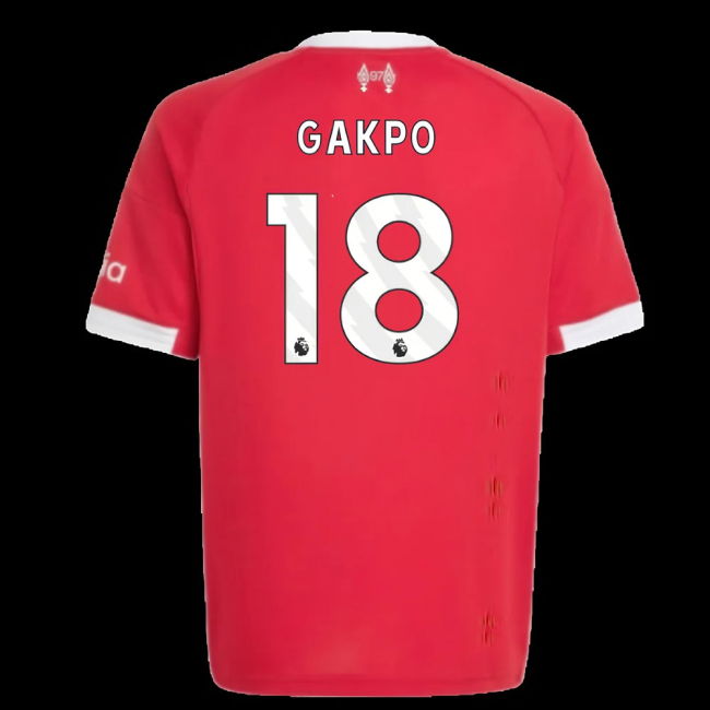 2025-2026 Liverpool Home Shirt (Kids) (Gakpo 18)