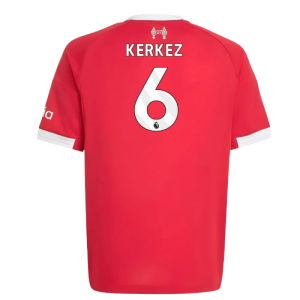 2025-2026 Liverpool Home Shirt (Kids) (Kerkez 6)