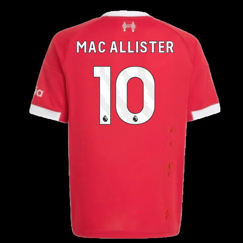 2025-2026 Liverpool Home Shirt (Kids) (Mac Allister 10)